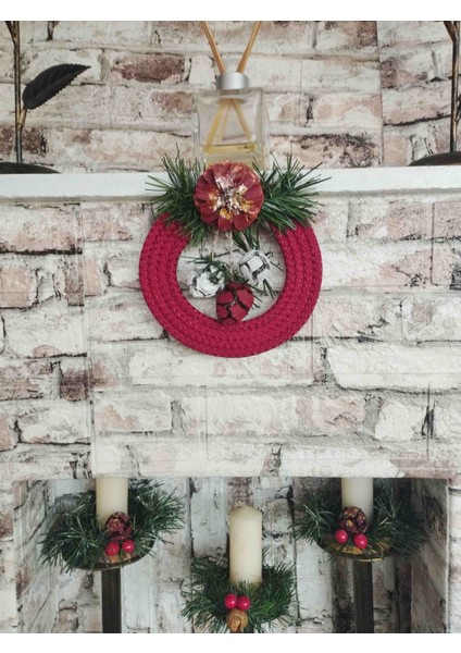 Kozalak Garland Yılbaşı Hediyelik Kapı Duvar Süsü fiyatları