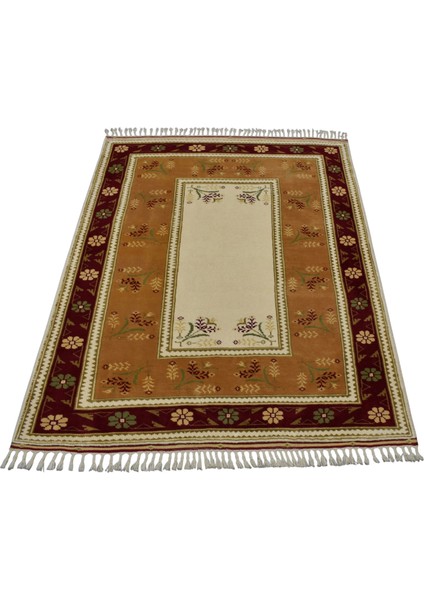 El Dokuma Kirman Balıkesir Antik Yörük Yün Halı 0382 - Yeni - Çok Renkli modelleri