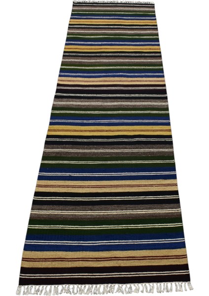 El Dokuması Hatay Yün Yolluk Kilim 0423 - Yeni - Çok Renkli modelleri