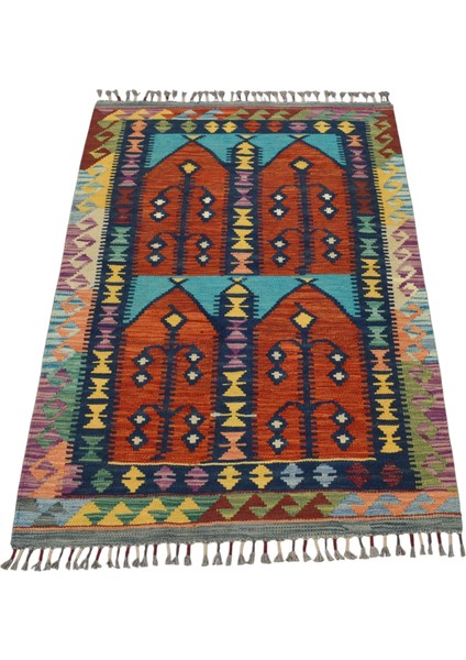 El Dokuma Kemaliye Horasan Türkmenleri Yün Kilim 0419 - Yeni - Çok Renkli fiyatları