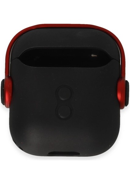 Airpods 2 (2.nesil) Cool Kılıf - Siyah-Kırmızı modelleri
