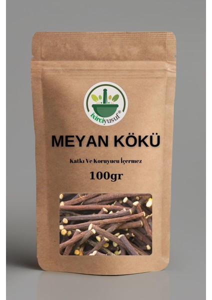 Meyan Kökü 100 G – Doğal Kurutulmuş & Elenmiş