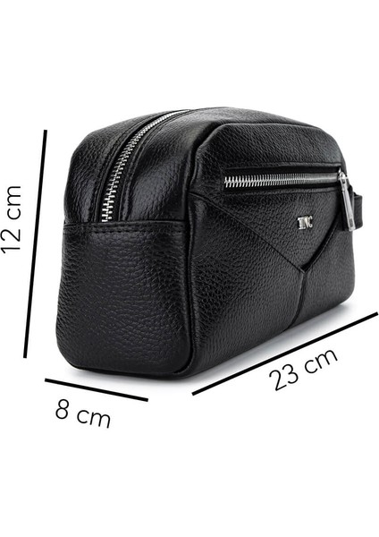 Erkek Hakiki Deri Siyah Floter Traş Çantası 301 230210 Erk Cnt SK25-26 Sıyah Fltr fiyatları