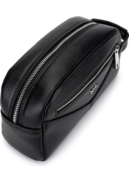 Erkek Hakiki Deri Siyah Floter Traş Çantası 301 230210 Erk Cnt SK25-26 Sıyah Fltr fırsatları