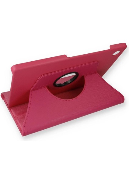 Samsung Galaxy X200 Tab A8 10.5 Kılıf 360 Tablet Deri Kılıf - PEMBE-(5796) - MR000K-1GF4Q1
