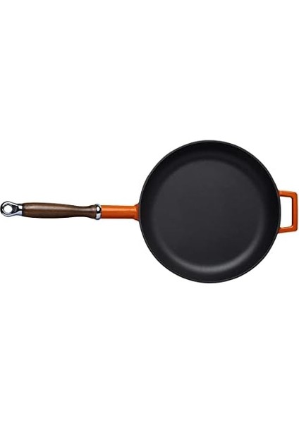 Metal Döküm Kızartma Tavası Tava, 28 Cm, Turuncu fiyatları