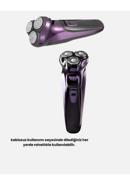 Profesyonel Şarjlı Tıraş Makinesi Ayarlanabilir Başlıklı Kablosuz - MR000K-1FMJV7 modelleri