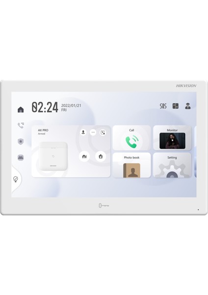 Hıkvısıon DS-KH9510-WTE1(B) 10" Dokunmatik Ip Intercom Iç Ünite