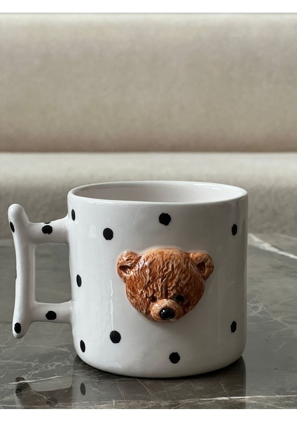 Dev Boy Kahve Teddy Kafa 420ML Kupa modelleri