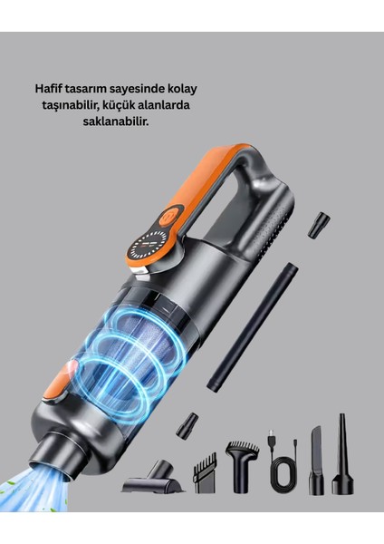 Mini El Süpürgesi Çok Başlıklı Kablosuz Vakum Güçlü Emiş Numaratör Hediye - MB000X-2GVJ4 fiyatları