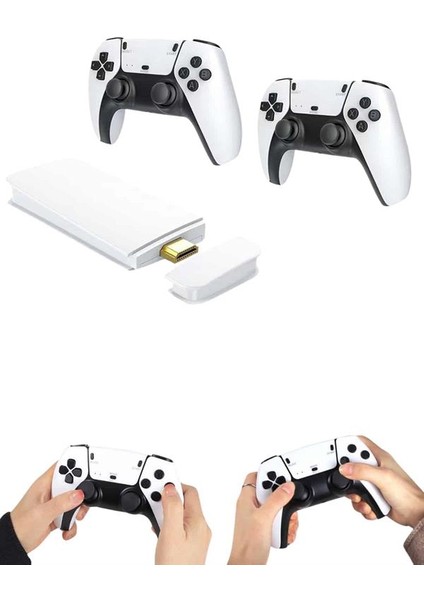 Çift Oyun Kollu 4K Hd Ekran Nostaljik 20.000 Oyunlu Beyaz Game Stick - MR000K-1FT161 modelleri