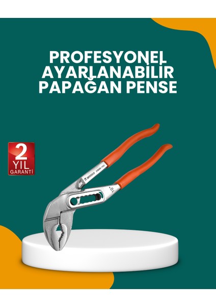 Çelik Alaşımlı Ayarlı Papağan Pense Yalıtımlı Sap - MB000X-2GZPV5