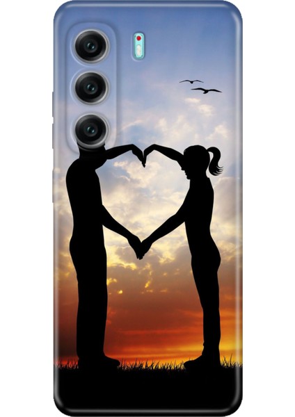 Tecno Camon 40 4g Kılıf Desenli Baskılı Tpu Rubber Kapak Aşkın Simgesi