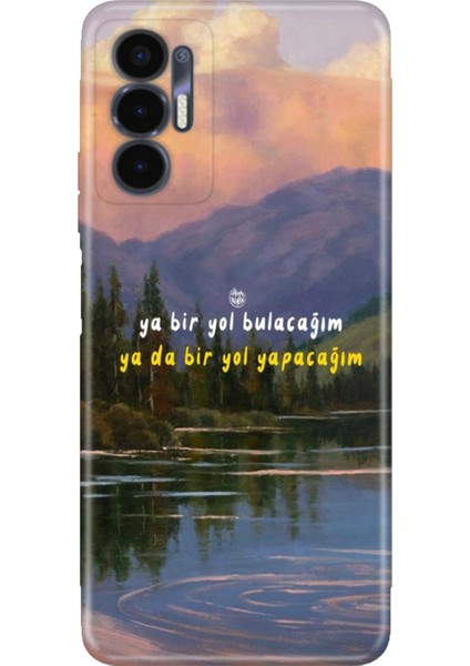 Tecno Pova 3 Kılıf Desenli Baskılı Tpu Rubber Kapak Bir Yol