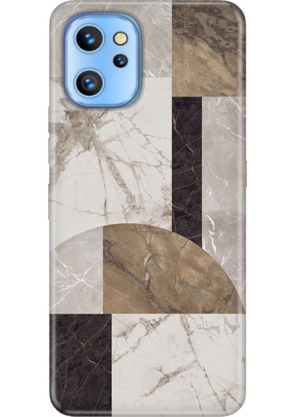 Reeder S19 Max Pro Kılıf Desenli Baskılı Tpu Rubber Kapak Colo Mermer