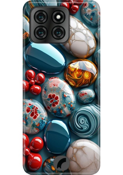 Reeder S71 Kılıf Desenli Baskılı Tpu Rubber Kapak Çakıl Taşları