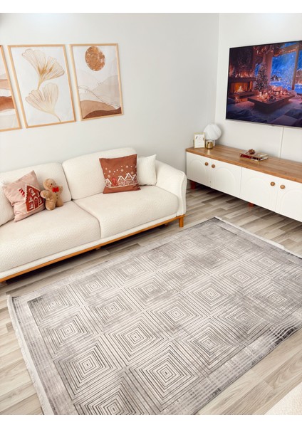 Helen, Sanatsal Ipeksi Viskon Triko Akrilik Dokuma Sarayhan Oturma Odası ve Salon Halısı