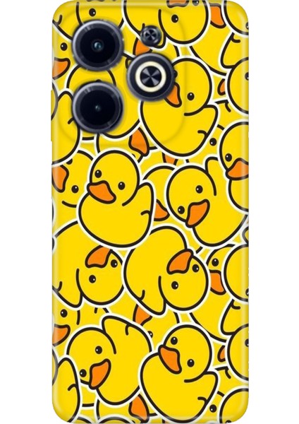 Infinix Hot 40 Kılıf Desenli Baskılı Tpu Rubber Kapak Civcivler