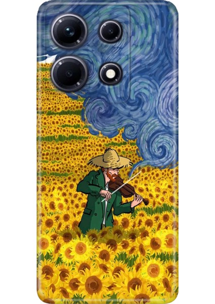 Infinix Note 30 Kılıf Desenli Baskılı Tpu Rubber Kapak Art Deco