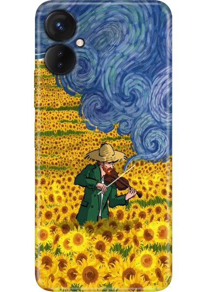 Tecno Spark 9 Pro Kılıf Desenli Baskılı Tpu Rubber Kapak Art Deco