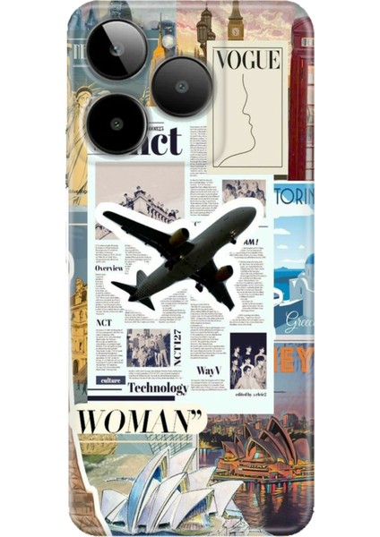 General Mobile Era 30 Kılıf Desenli Baskılı Tpu Rubber Kapak Fly