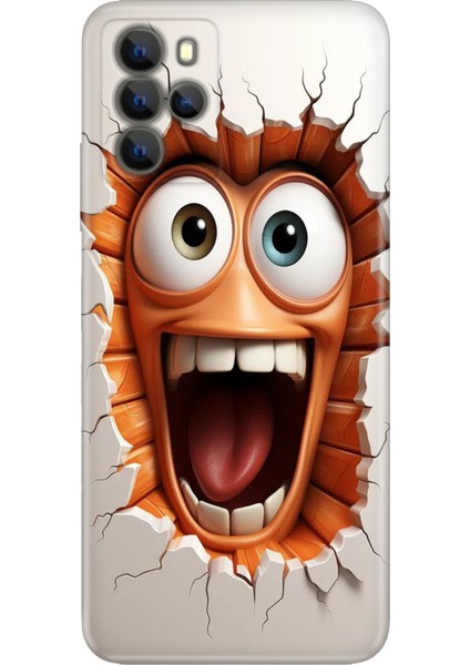 Omix X700 Kılıf Desenli Baskılı Tpu Rubber Kapak Funny