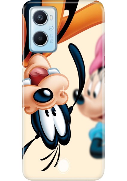 Oppo A96 Kılıf Desenli Baskılı Tpu Rubber Kapak GOOFY54894