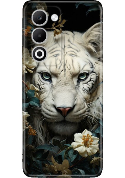 Oppo A5 5g Kılıf Desenli Baskılı Tpu Rubber Kapak Aslan