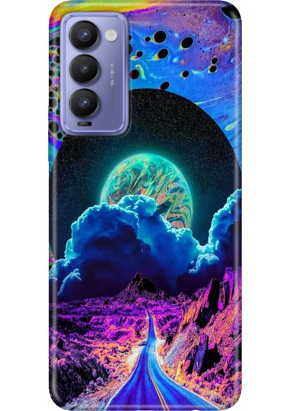 Tecno Camon 18 Kılıf Desenli Baskılı Tpu Rubber Kapak Dream Road