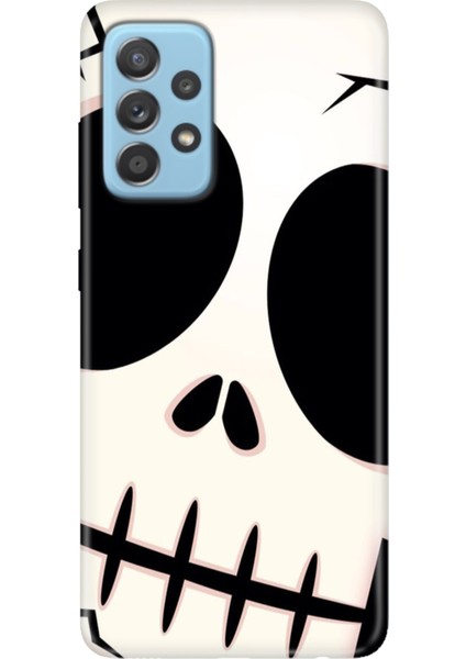 Samsung Galaxy A73 Kılıf Desenli Baskılı Tpu Rubber Kapak İSKELET-444