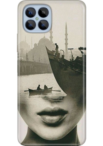 Omix X600 Kılıf Desenli Baskılı Tpu Rubber Kapak Istanbul