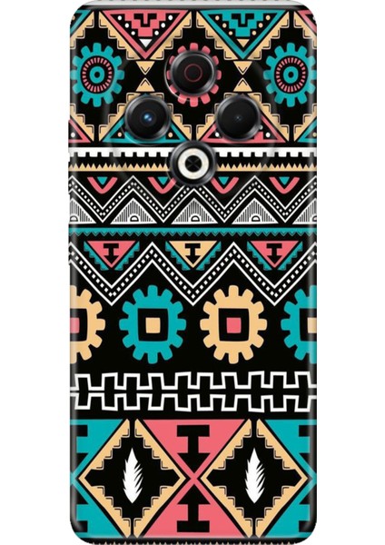 Tecno Spark 30 Kılıf Desenli Baskılı Tpu Rubber Kapak Etnik