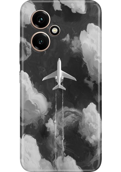 Honor 400 Kılıf Desenli Baskılı Tpu Rubber Kapak Bulutların Arasında