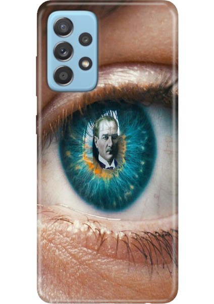 Samsung Galaxy A73 Kılıf Desenli Baskılı Tpu Rubber Kapak Atatürk Yolunda