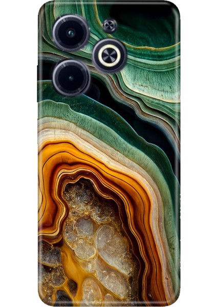 Infinix Hot 40 Pro Kılıf Desenli Baskılı Tpu Rubber Kapak Holly Ametist