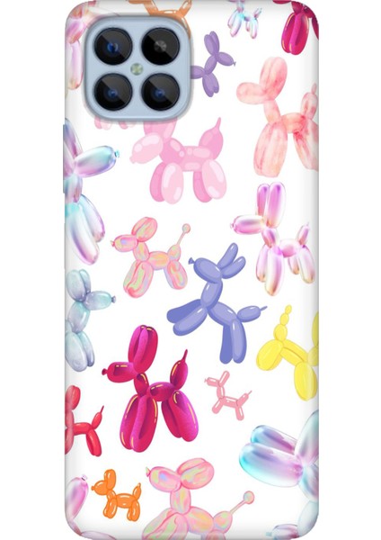 Omix X600 Kılıf Desenli Baskılı Tpu Rubber Kapak Balloonssss