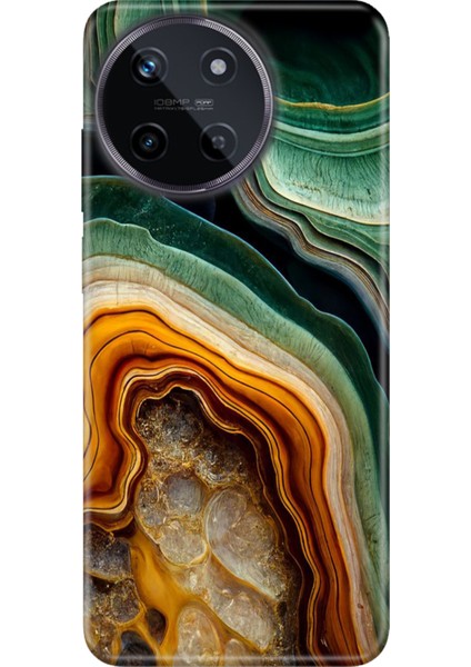 Realme 11 4g Kılıf Desenli Baskılı Tpu Rubber Kapak Holly Ametist