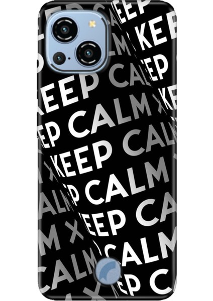 Reeder S23 Pro Max Kılıf Desenli Baskılı Tpu Rubber Kapak Keep Calm