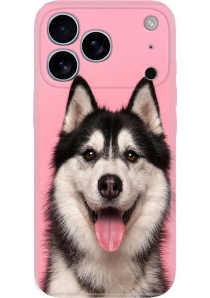 iPhone 17 Pro Kılıf Desenli Baskılı Tpu Rubber Kapak Hasky