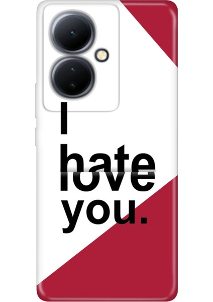 Vivo V29 Lite 5g Kılıf Desenli Baskılı Tpu Rubber Kapak Hate Love