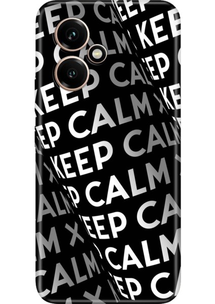 Honor 400 Kılıf Desenli Baskılı Tpu Rubber Kapak Keep Calm