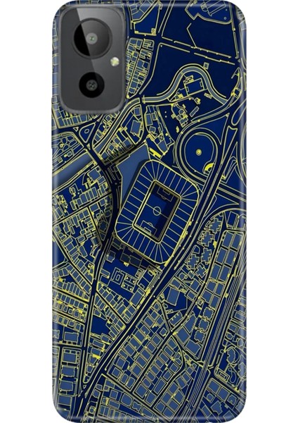 General Mobile Gm 23-Se Kılıf Desenli Baskılı Tpu Rubber Kapak Kadıköy Stadyum