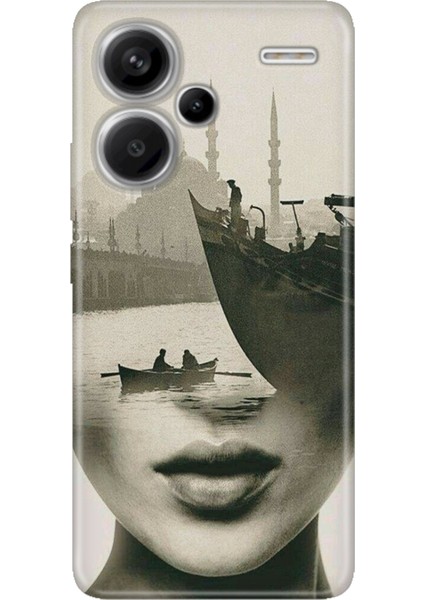 Xiaomi Redmi Note 13 Pro Plus 5g Kılıf Desenli Baskılı Tpu Rubber Kapak Istanbul