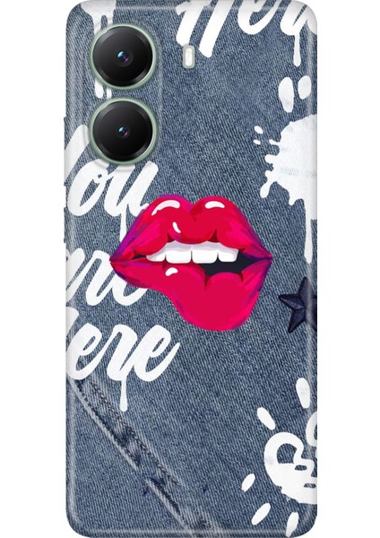 Xiaomi Poco X7 Pro Kılıf Desenli Baskılı Tpu Rubber Kapak Jeanssss