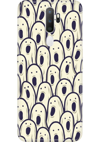 Oppo A5 - A9 2020 Kılıf Desenli Baskılı Tpu Rubber Kapak Halloween