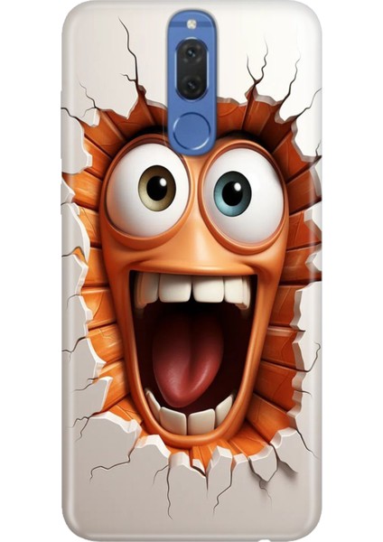 Huawei Mate 10 Lite Kılıf Desenli Baskılı Tpu Rubber Kapak Funny