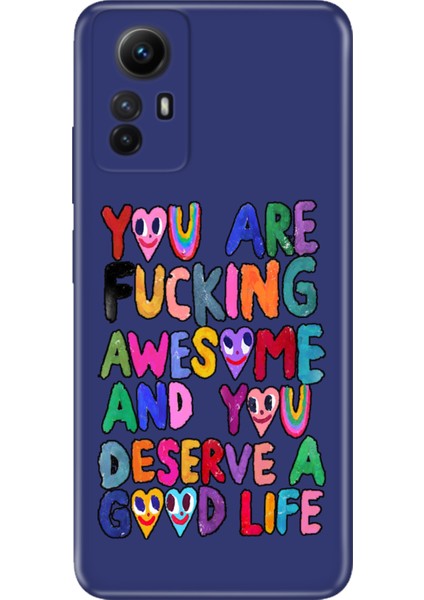 Xiaomi Redmi Note 12S Kılıf Desenli Baskılı Tpu Rubber Kapak Deserve