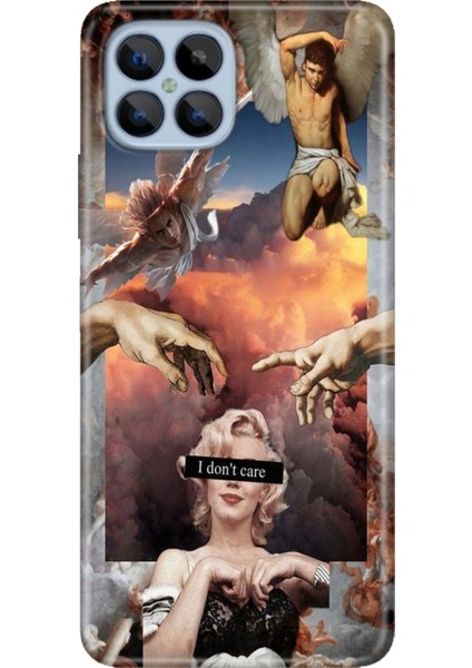 Omix X600 Kılıf Desenli Baskılı Tpu Rubber Kapak Dont Care