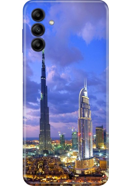 Samsung Galaxy M34 Kılıf Desenli Baskılı Tpu Rubber Kapak Dubai