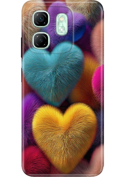 Infinix Hot 50I - Smart 9 Kılıf Desenli Baskılı Tpu Rubber Kapak Fluffy